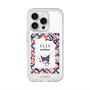 スリムプロテクションプレミアムケース with MagSafe［ ELLE×マイメロディ＆クロミ - トリコロールカラーグラフィック2 ］