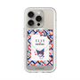 スリムプロテクションプレミアムケース with MagSafe［ ELLE×マイメロディ＆クロミ - トリコロールカラーグラフィック2 ］