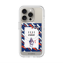 スリムプロテクションプレミアムケース with MagSafe［ ELLE×マイメロディ＆クロミ - トリコロールカラーグラフィック3 ］