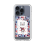 スリムプロテクションプレミアムケース with MagSafe［ ELLE×マイメロディ＆クロミ - トリコロールカラーグラフィック5 ］