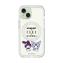 スリムプロテクションプレミアムケース with MagSafe［ ELLE×マイメロディ＆クロミ - トリコロールカラーグラフィック8 ］