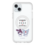 スリムプロテクションプレミアムケース with MagSafe［ ELLE×マイメロディ＆クロミ - トリコロールカラーグラフィック8 ］