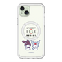 スリムプロテクションプレミアムケース with MagSafe［ ELLE×マイメロディ＆クロミ - トリコロールカラーグラフィック8 ］