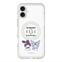 スリムプロテクションプレミアムケース with MagSafe［ ELLE×マイメロディ＆クロミ - トリコロールカラーグラフィック8 ］