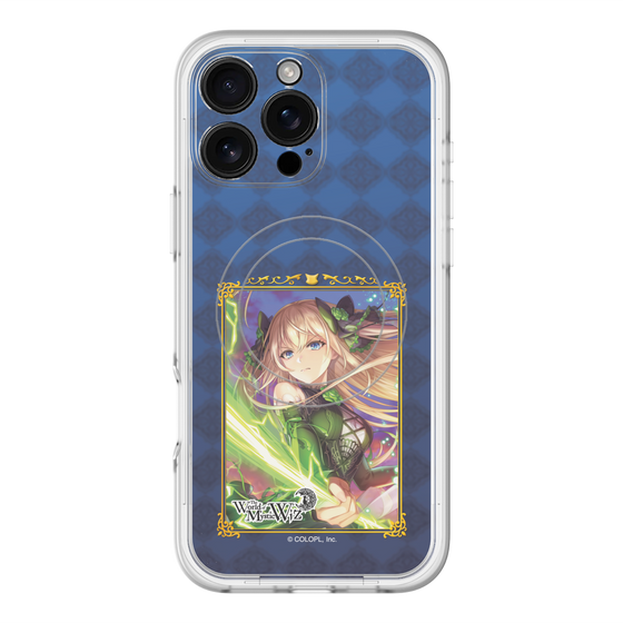 スリムプロテクションプレミアムケース with MagSafe［ クイズRPG 魔法使いと黒猫のウィズ - リフィル ］