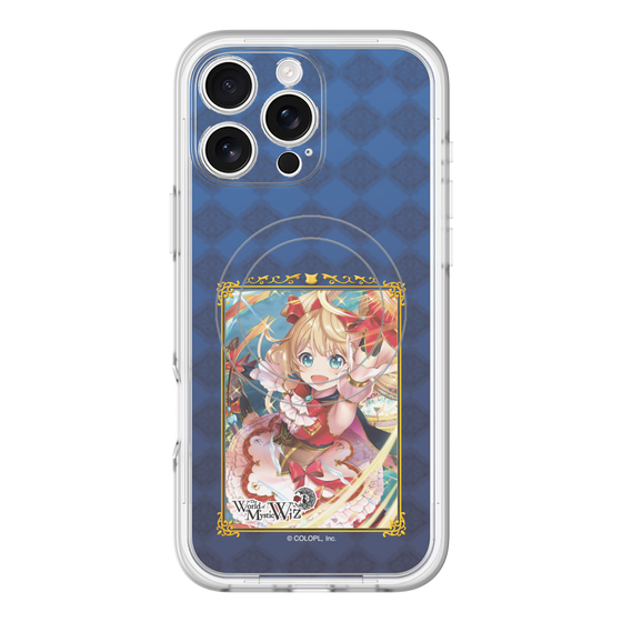 スリムプロテクションプレミアムケース with MagSafe［ クイズRPG 魔法使いと黒猫のウィズ - アリエッタ ］