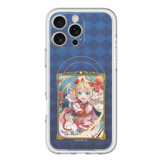 スリムプロテクションプレミアムケース with MagSafe［ クイズRPG 魔法使いと黒猫のウィズ - アリエッタ ］