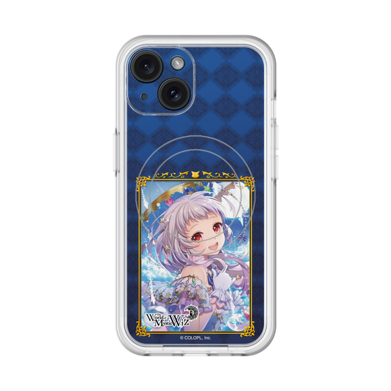 スリムプロテクションプレミアムケース with MagSafe［ クイズRPG 魔法使いと黒猫のウィズ - クレティア ］