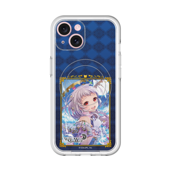 スリムプロテクションプレミアムケース with MagSafe［ クイズRPG 魔法使いと黒猫のウィズ - クレティア ］