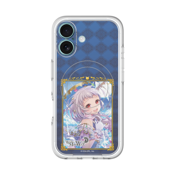スリムプロテクションプレミアムケース with MagSafe［ クイズRPG 魔法使いと黒猫のウィズ - クレティア ］
