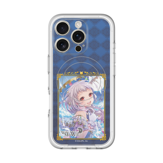 スリムプロテクションプレミアムケース with MagSafe［ クイズRPG 魔法使いと黒猫のウィズ - クレティア ］