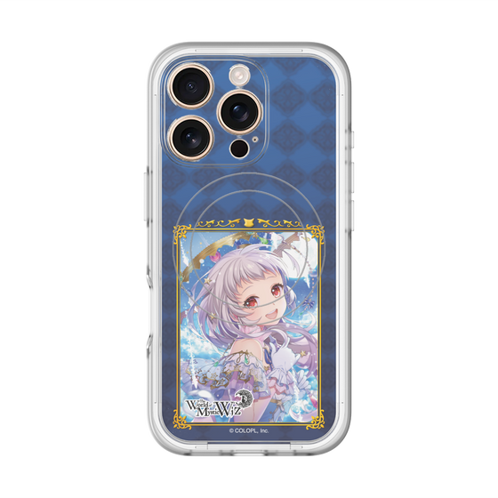スリムプロテクションプレミアムケース with MagSafe［ クイズRPG 魔法使いと黒猫のウィズ - クレティア ］