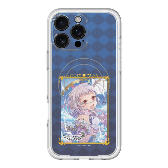 スリムプロテクションプレミアムケース with MagSafe［ クイズRPG 魔法使いと黒猫のウィズ - クレティア ］
