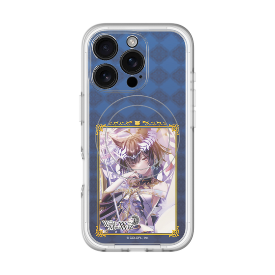 スリムプロテクションプレミアムケース with MagSafe［ クイズRPG 魔法使いと黒猫のウィズ - ハデスIV ］