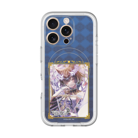 スリムプロテクションプレミアムケース with MagSafe［ クイズRPG 魔法使いと黒猫のウィズ - ハデスIV ］