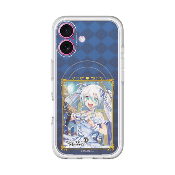 スリムプロテクションプレミアムケース with MagSafe［ クイズRPG 魔法使いと黒猫のウィズ - リルム ］