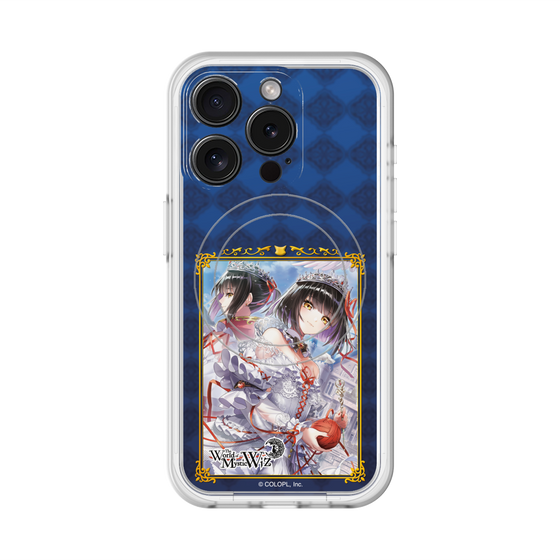 スリムプロテクションプレミアムケース with MagSafe［ クイズRPG 魔法使いと黒猫のウィズ - スノウ ］