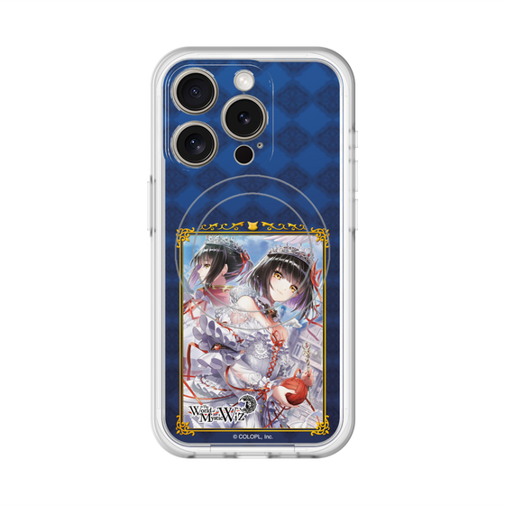 スリムプロテクションプレミアムケース with MagSafe［ クイズRPG 魔法使いと黒猫のウィズ - スノウ ］
