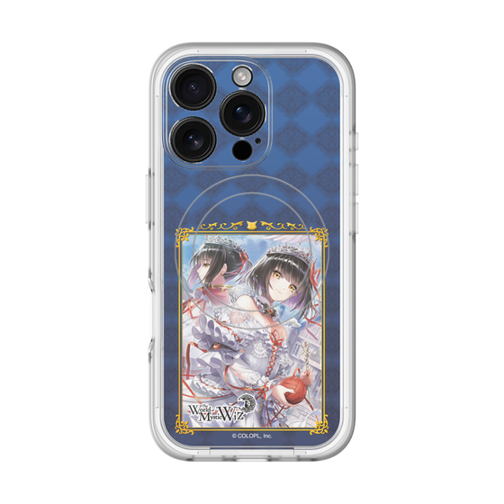 スリムプロテクションプレミアムケース with MagSafe［ クイズRPG 魔法使いと黒猫のウィズ - スノウ ］