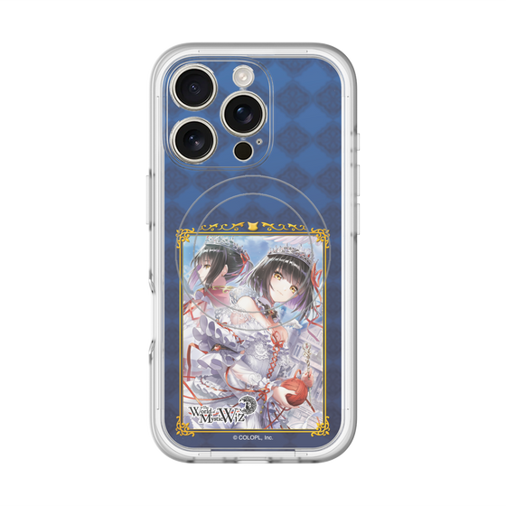スリムプロテクションプレミアムケース with MagSafe［ クイズRPG 魔法使いと黒猫のウィズ - スノウ ］