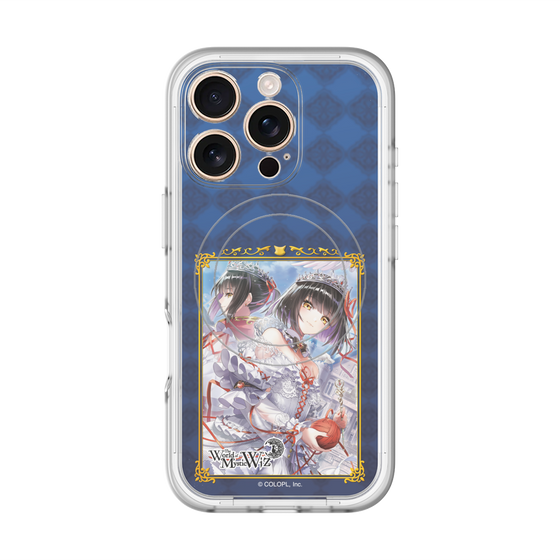スリムプロテクションプレミアムケース with MagSafe［ クイズRPG 魔法使いと黒猫のウィズ - スノウ ］
