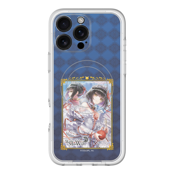 スリムプロテクションプレミアムケース with MagSafe［ クイズRPG 魔法使いと黒猫のウィズ - スノウ ］