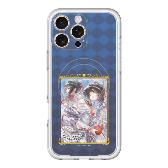 スリムプロテクションプレミアムケース with MagSafe［ クイズRPG 魔法使いと黒猫のウィズ - スノウ ］