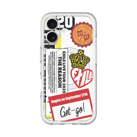 スリムプロテクションプレミアムケース with MagSafe［ EXILE LIVE TOUR 2025 "THE REASON" - ステッカー ］