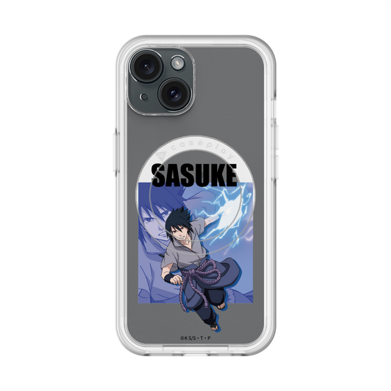 スリムプロテクションプレミアムケース with MagSafe［ NARUTO -ナルト- 疾風伝 - うちはサスケ ］