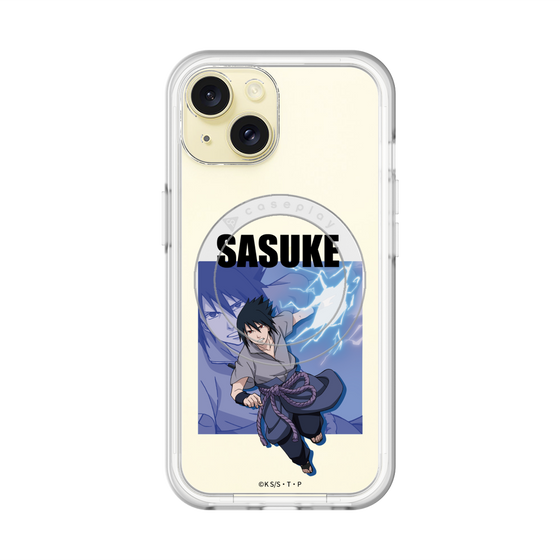 スリムプロテクションプレミアムケース with MagSafe［ NARUTO -ナルト- 疾風伝 - うちはサスケ ］