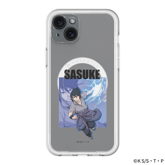 スリムプロテクションプレミアムケース with MagSafe［ NARUTO -ナルト- 疾風伝 - うちはサスケ ］