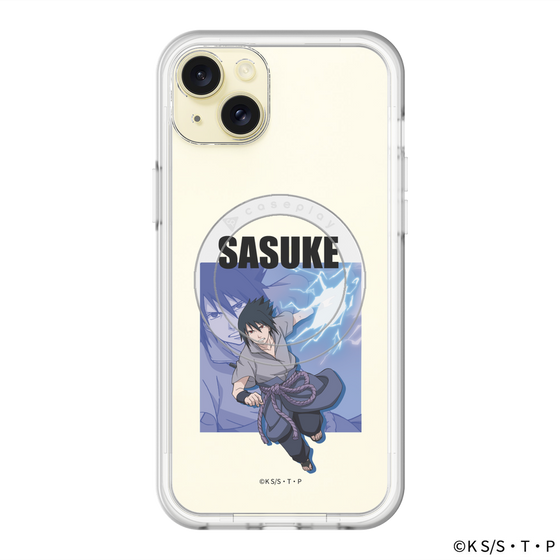 スリムプロテクションプレミアムケース with MagSafe［ NARUTO -ナルト- 疾風伝 - うちはサスケ ］