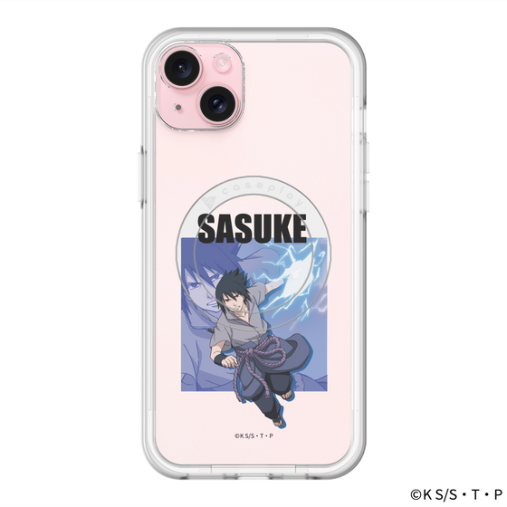 スリムプロテクションプレミアムケース with MagSafe［ NARUTO -ナルト- 疾風伝 - うちはサスケ ］