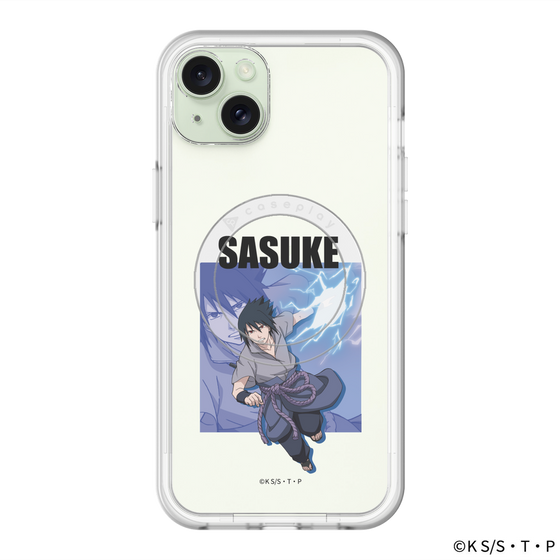 スリムプロテクションプレミアムケース with MagSafe［ NARUTO -ナルト- 疾風伝 - うちはサスケ ］