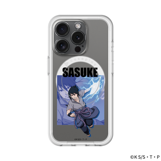 スリムプロテクションプレミアムケース with MagSafe［ NARUTO -ナルト- 疾風伝 - うちはサスケ ］