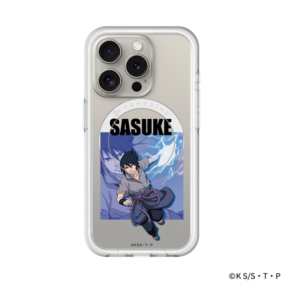 スリムプロテクションプレミアムケース with MagSafe［ NARUTO -ナルト- 疾風伝 - うちはサスケ ］