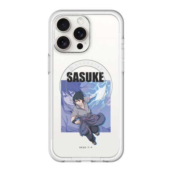 スリムプロテクションプレミアムケース with MagSafe［ NARUTO -ナルト- 疾風伝 - うちはサスケ ］