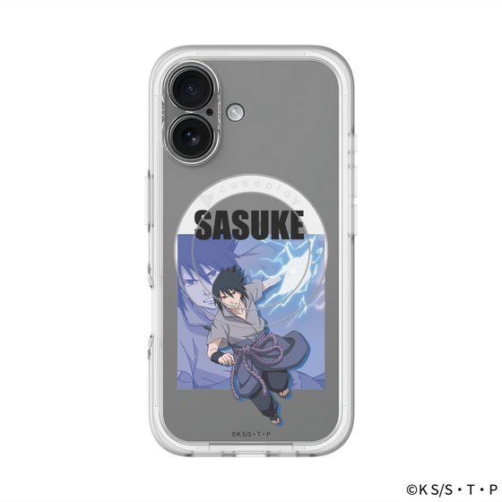 スリムプロテクションプレミアムケース with MagSafe［ NARUTO -ナルト- 疾風伝 - うちはサスケ ］