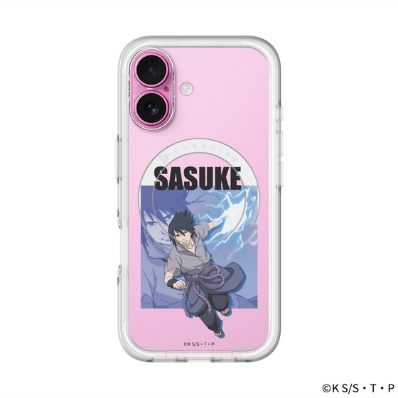 スリムプロテクションプレミアムケース with MagSafe［ NARUTO -ナルト- 疾風伝 - うちはサスケ ］