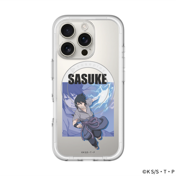 スリムプロテクションプレミアムケース with MagSafe［ NARUTO -ナルト- 疾風伝 - うちはサスケ ］