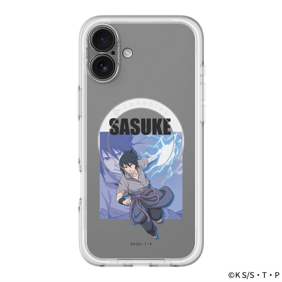 スリムプロテクションプレミアムケース with MagSafe［ NARUTO -ナルト- 疾風伝 - うちはサスケ ］