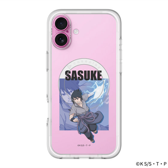 スリムプロテクションプレミアムケース with MagSafe［ NARUTO -ナルト- 疾風伝 - うちはサスケ ］