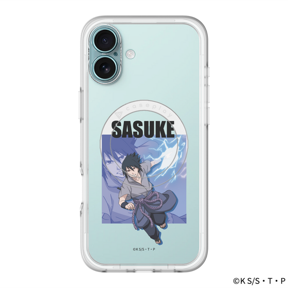 スリムプロテクションプレミアムケース with MagSafe［ NARUTO -ナルト- 疾風伝 - うちはサスケ ］