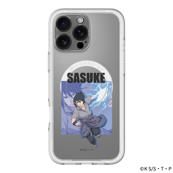 スリムプロテクションプレミアムケース with MagSafe［ NARUTO -ナルト- 疾風伝 - うちはサスケ ］