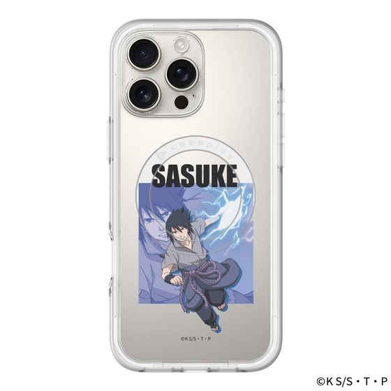 スリムプロテクションプレミアムケース with MagSafe［ NARUTO -ナルト- 疾風伝 - うちはサスケ ］