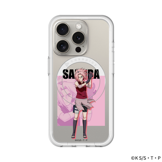 スリムプロテクションプレミアムケース with MagSafe［ NARUTO -ナルト- 疾風伝 - 春野サクラ ］