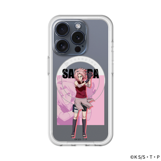 スリムプロテクションプレミアムケース with MagSafe［ NARUTO -ナルト- 疾風伝 - 春野サクラ ］