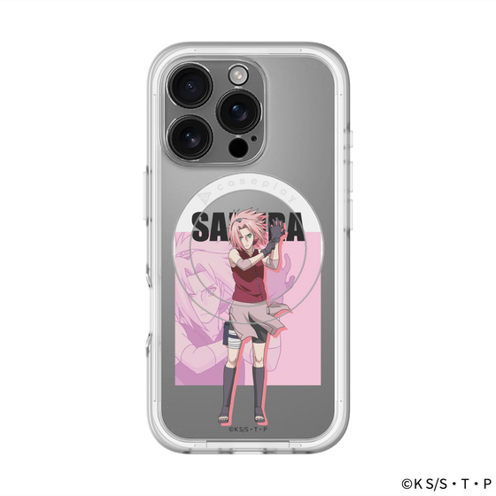 スリムプロテクションプレミアムケース with MagSafe［ NARUTO -ナルト- 疾風伝 - 春野サクラ ］