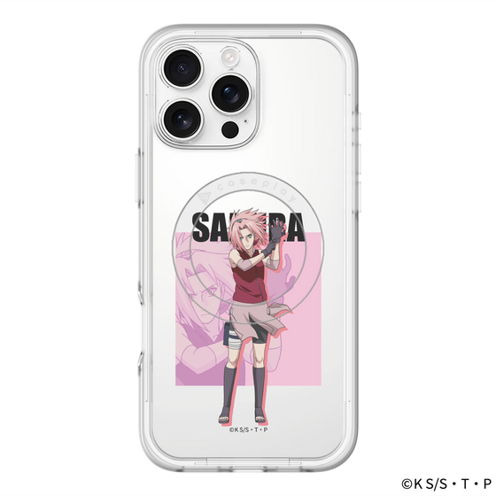 スリムプロテクションプレミアムケース with MagSafe［ NARUTO-ナルト- 疾風伝 - 春野サクラ ］