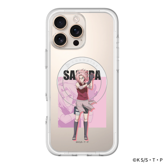 スリムプロテクションプレミアムケース with MagSafe［ NARUTO -ナルト- 疾風伝 - 春野サクラ ］